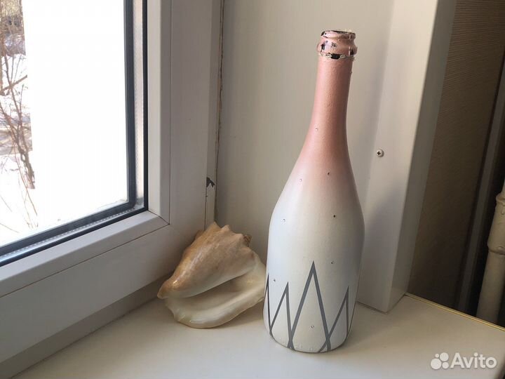 Бутылка из под шампанского декорированная