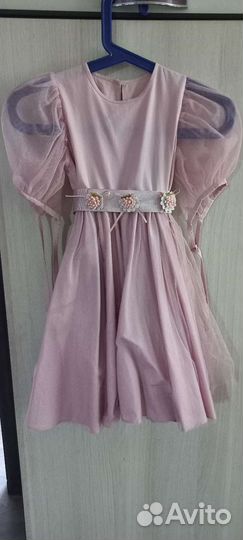 Платье нарядное для девочки фатин