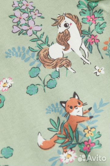 Свитшот с животными H&M свитер реглан