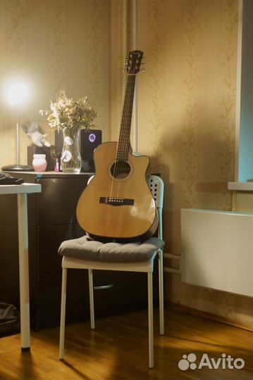 Гитара Fender CF-140SCE Folk электроакустика