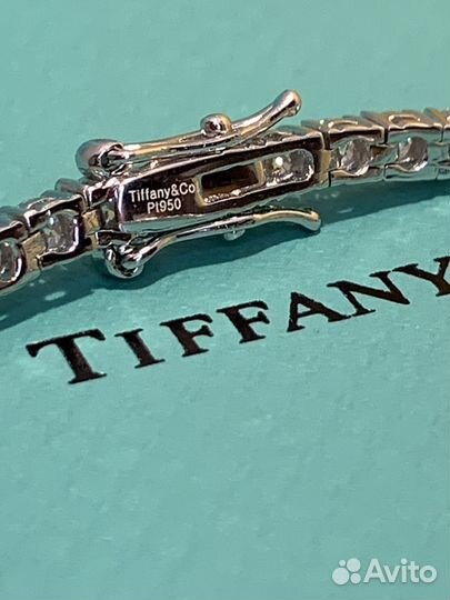 Теннисный браслет Муассанит 3-4 mm