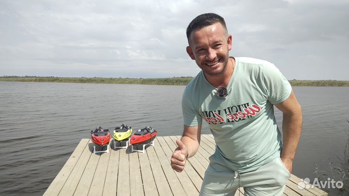 Карповый кораблик для рыбалки c автопилотом GPS