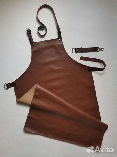 Фартук в тубусе. Нат.кожа