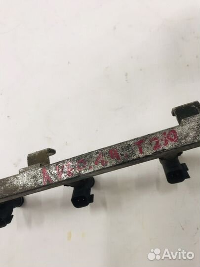 Топливная рампа форсунки chevrolet aveo 1.4