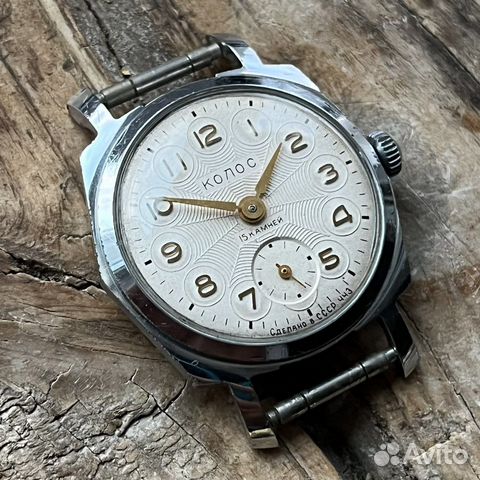 Часы советские механические Колос ччз, ссср, 1960е