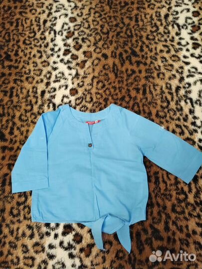 Лонгслив и рубашка на девочку