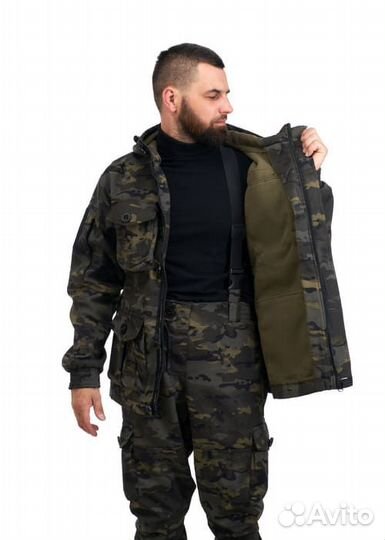 Костюм демисезонный Горка черный мультикам