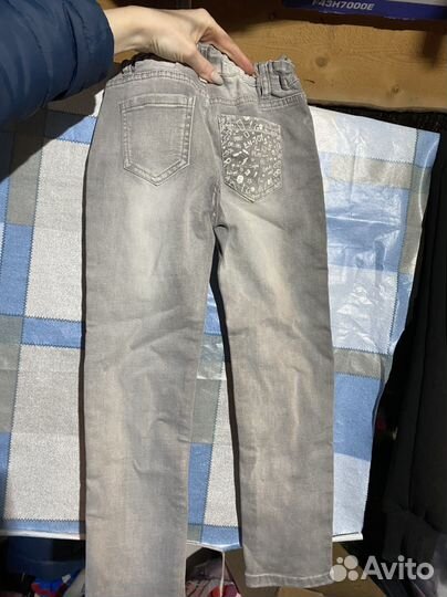 Джинсы для девочки 122