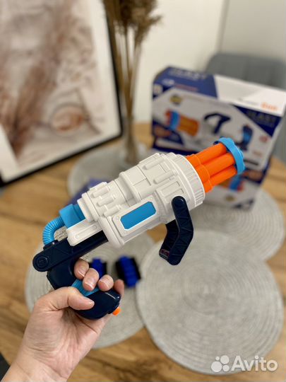 Подарок для мальчика Бластер пистолет с патронамм