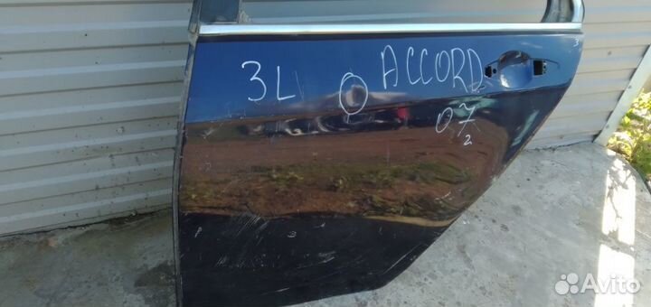 Дверь зад лев Honda Accord 7 2003-2007 седан