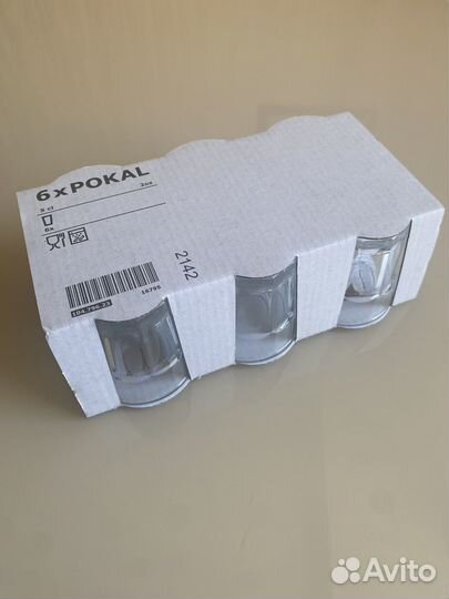 Набор стопок IKEA икеа покал 50 мл