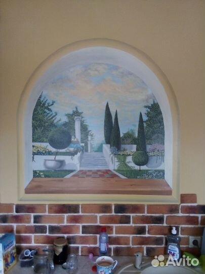 Роспись стен, граффити, картины на заказ