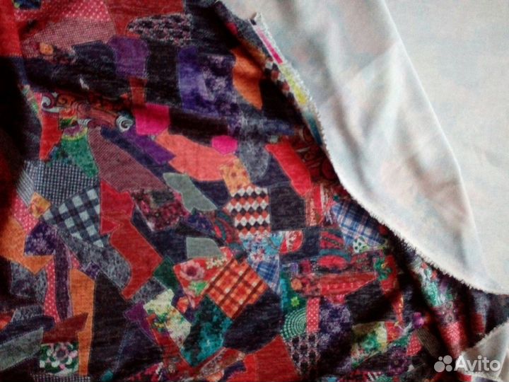 Продаю отрезы тканей экокожа, трикотаж, плательные