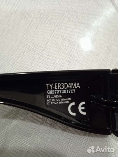 3d очки Panasonic к тв новые