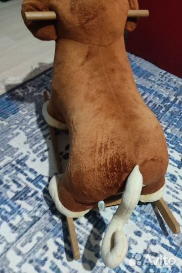 Детская качалка коровка