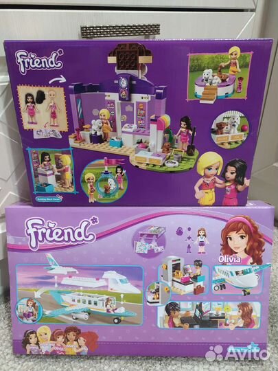 Конструктор lego френдс самолёт остров автобус