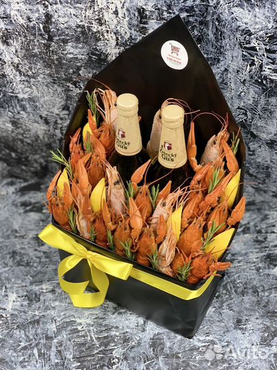 Букеты из раков