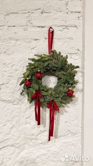 Новогодние украшения Венок новогодний