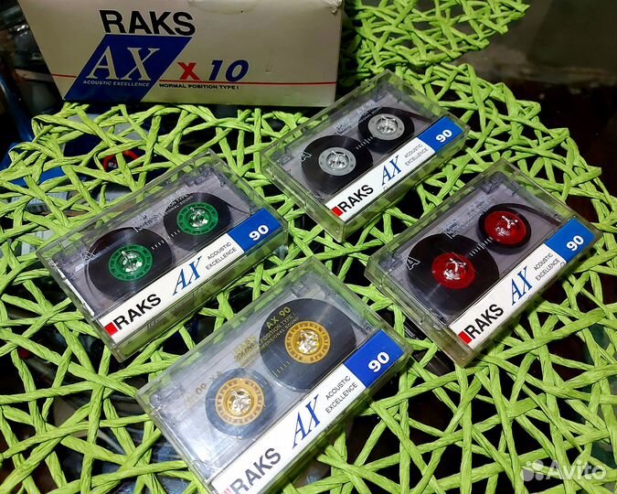 Аудиокассеты Raks с записью