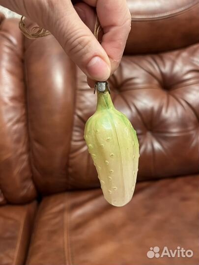 Елочные игрушки СССР Огурец