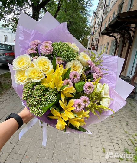 Роза букет цветы доставка