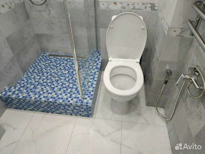 Плиточный. Кап- ремонт ванной комнаты под ключ