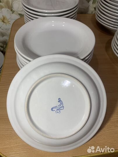 Тарелки фарфор СССР (26 предметов)