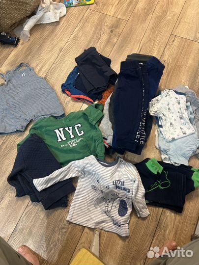 Детские вещи с 68 до 80 размера