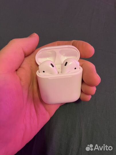 Оригинальные наушники air pods 2