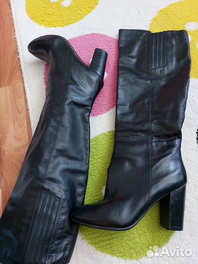 Сапоги женские натуральная кожа р.37 еврозима