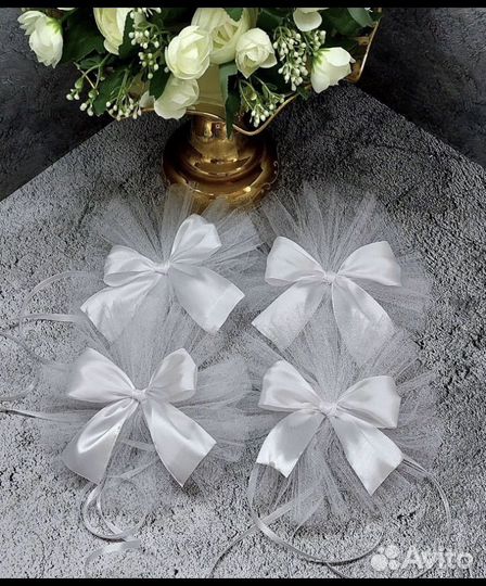 Свадебные украшения на машину