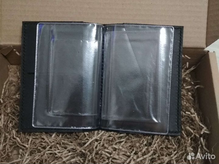 Обложка для автодокументов натуральная кожа