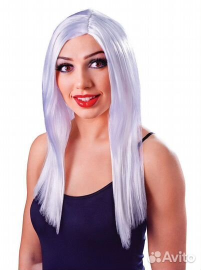 Парик Длинный белый