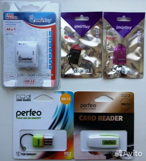 Картридер для MicroSD SD MS M2