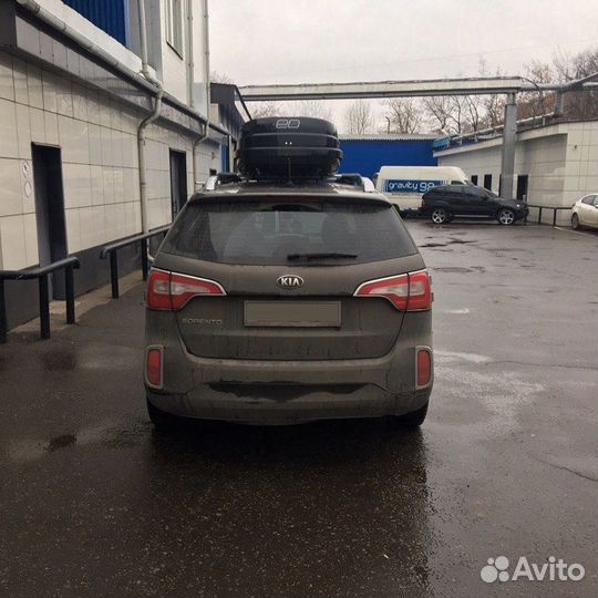Автобокс Магнум 420 черный металлик KIA Sorento