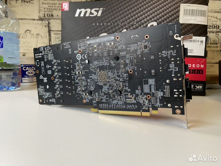 Видеокарта MSI radeon RX580 armor OC 8Gb