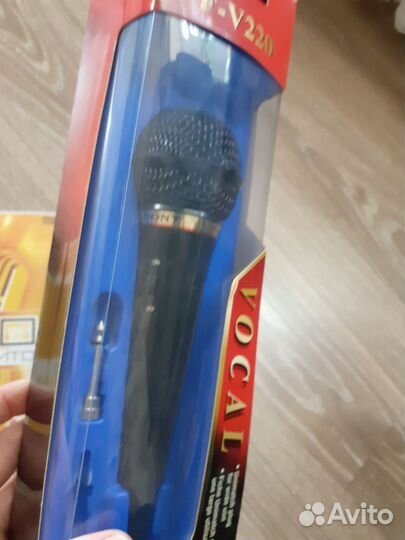 Микрофон новый + диск