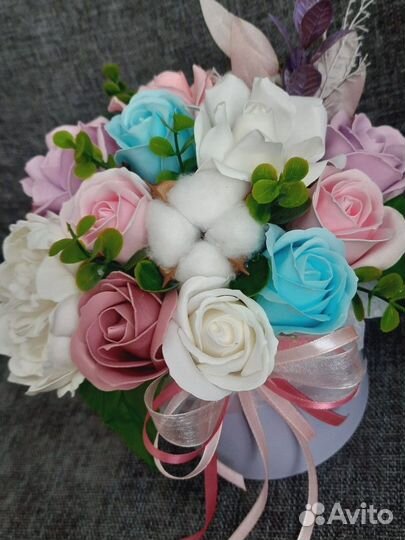Букет цветов из мыла