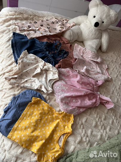 Пакет фирменных вещей для девочки 6-12 мес