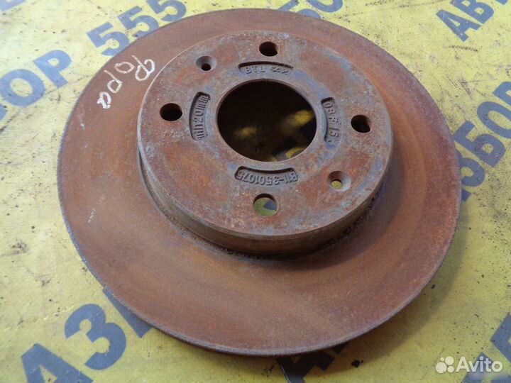 Диск тормозной передний Chery Fora A21 2006-2010