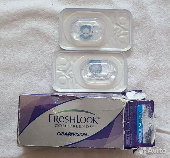 Цветные контактные линзы FreshLook tone true sapph