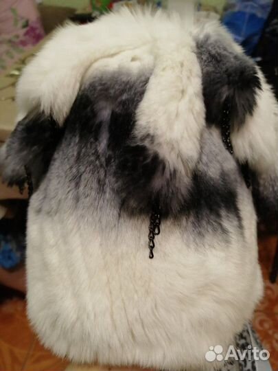 Шапка новая кролик