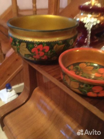 Деревянные чаши Хохлома