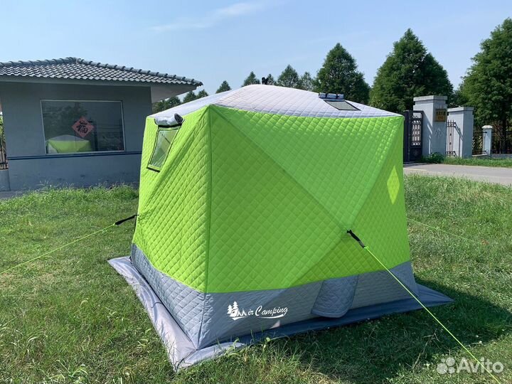Зимняя палатка куб-Летняя мобильная баня