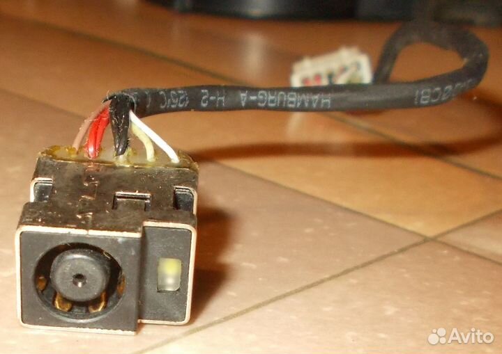 Штекер питания с проводом ноутбука HP