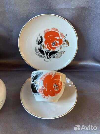 Чайный сервиз лфз Красный пион