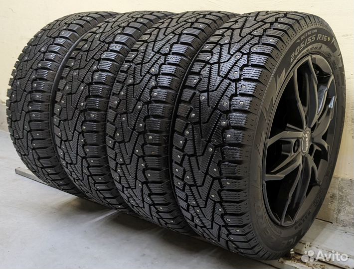 Зимние колёса в сборе R-16 диски Rial (5x114.3)