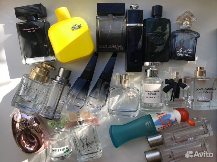 Пустые флаконы от парфюма оригиналы