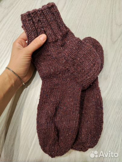 Носки вязаные новые ручной работы