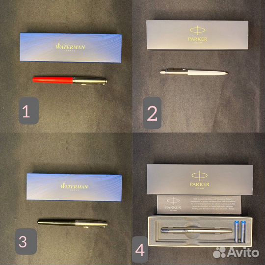 Ручка Waterman, Parker, роллер, перо в Подарок